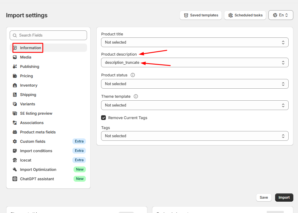 Select Truncated Description Field Example