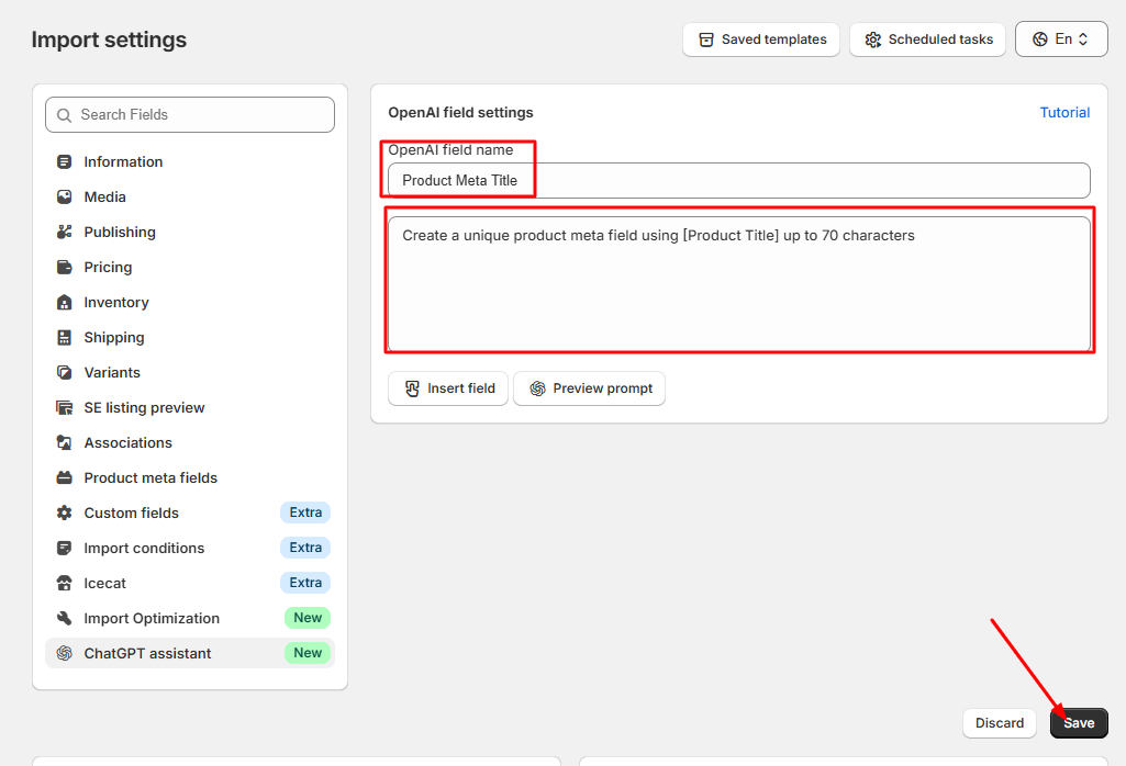Creating a Meta Title Field